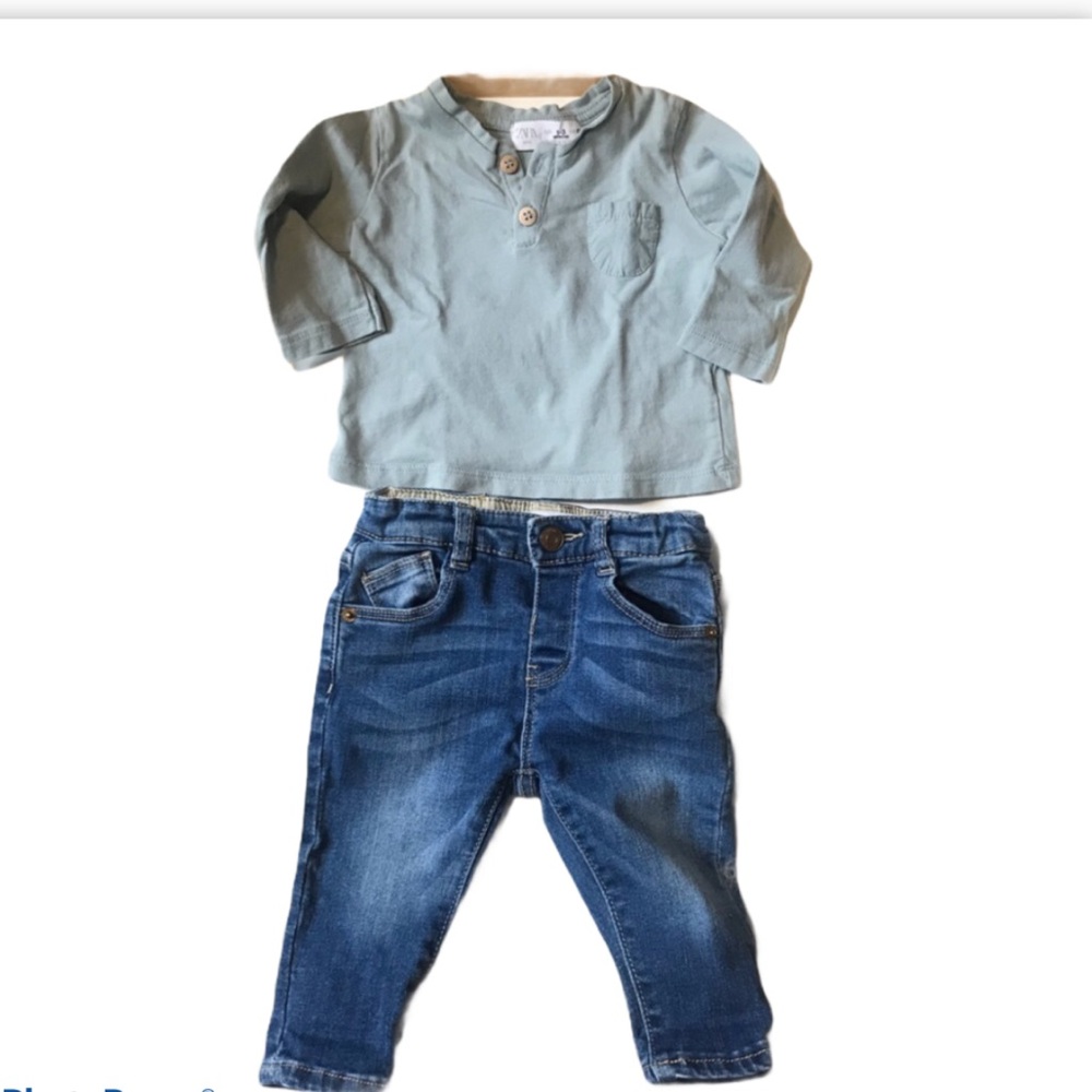 Zara top! BUTTER SOFT top + bonus jeans